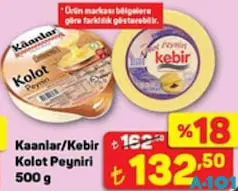 KAANLAR/KEBİR KOLOT PEYNİRİ 500 G